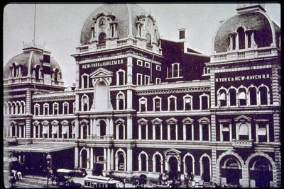 Postcard photo of Grand Central Depot