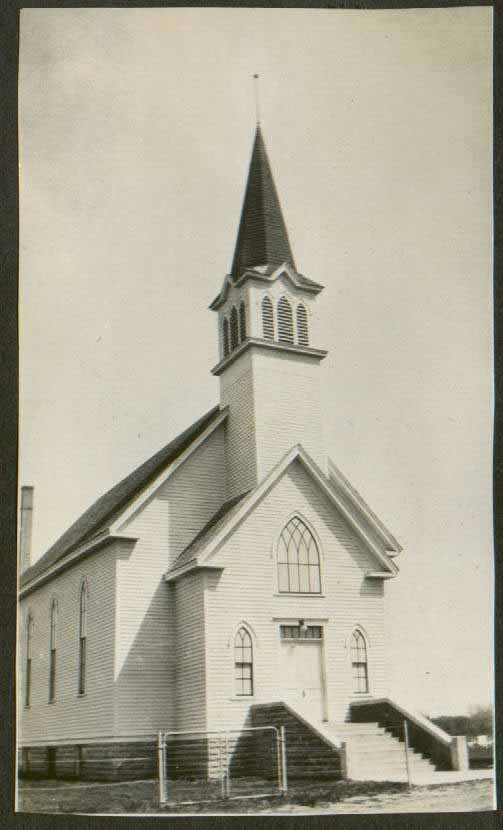 The original Concordia church building