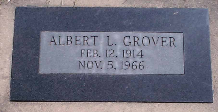 Albert Grover's Gravestone