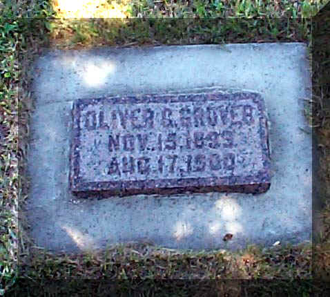 Oliver Grover headstone