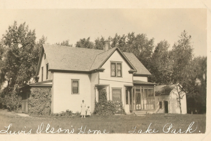 Louis Olson's home outside Lake Park MN