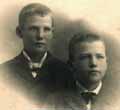 Clarence and Elmer about 1895