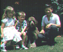  3 of the Hansen kids - 1950's 