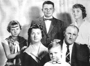W V Grover family, mid-1950's