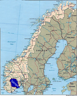 Map of Norway