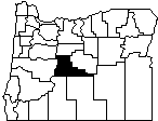 Location of Deschutes County Oregon