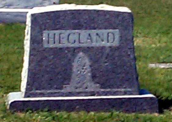 Hegland family marker