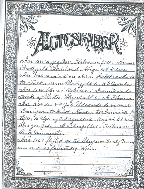 Kanten Bible - Marriages