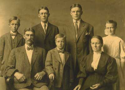 Click for larger photo of the Moe family