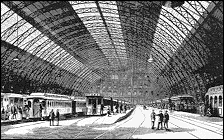 Grand Central Railroad Depot in the 1880's