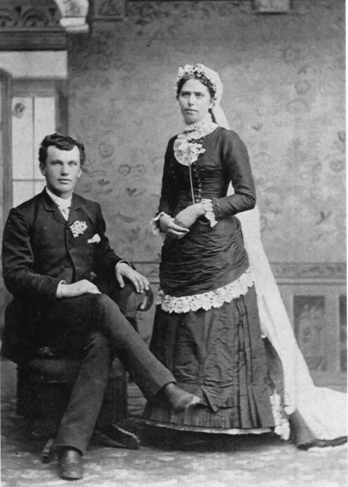 First couple married in the church building